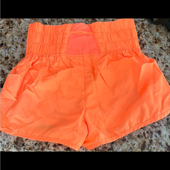 Free People The Way Home Shorts Sz Medium Neon orange - Picture 4 of 14